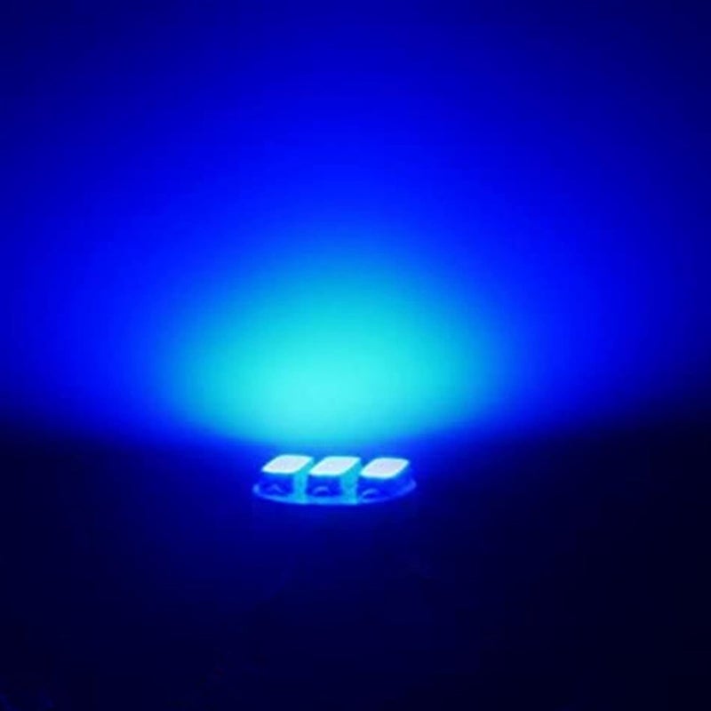 CUSMME T4.7 Instrument Panel LED Light,2003 2004 2005 2006 Silverado Suburban Tahoe Trailblazer Yukon Gauge Cluster Bulbs Dashboard Indicator Lamp Cluster Speedometer Lighting 10Pack Blue - Image 2